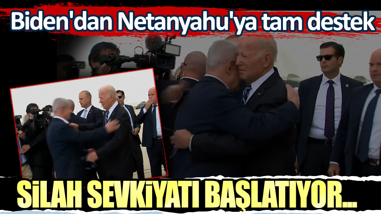 Biden'dan Netanyahu'ya tam destek: Silah sevkiyatı başlatıyor...