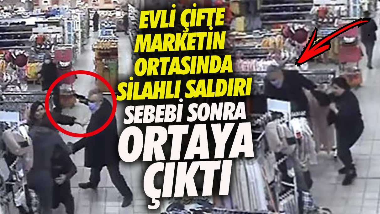 Kocaeli’de evli çifte marketin ortasında silahlı saldırı! Sebebi sonra ortaya çıktı