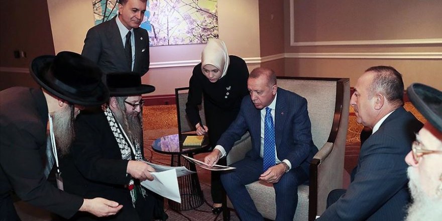 Cumhurbaşkanı Erdoğan Siyonizme Karşı Yahudiler Birliği heyetini kabul etti