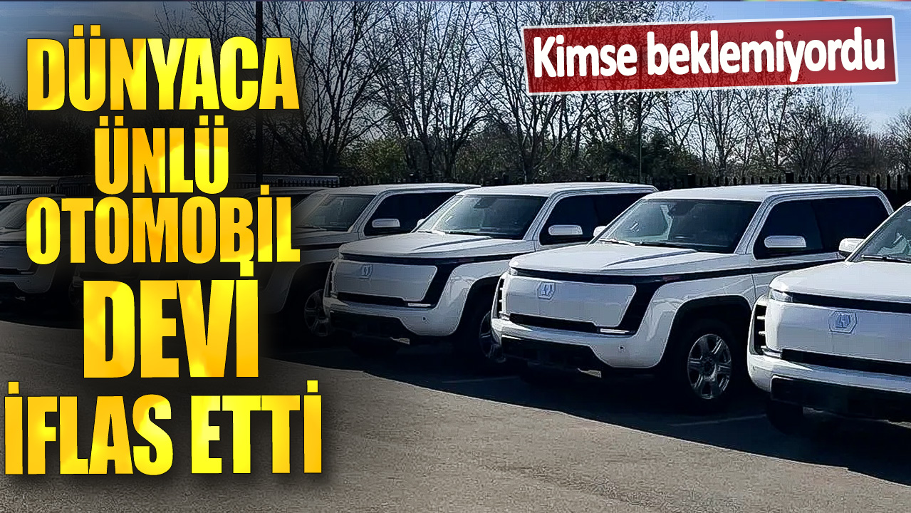 Dünyaca ünlü otomobil devi iflas etti! Kimse beklemiyordu