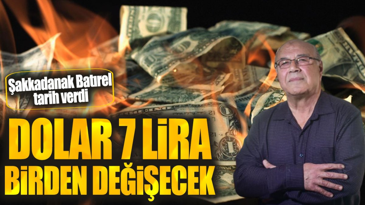 Necmettin Batırel: Dolar 7 lira birden değişecek