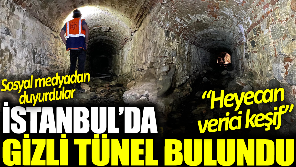 İBB'den dikkat çeken açıklama: İstanbul'un altında yeni tüneller keşfedildi