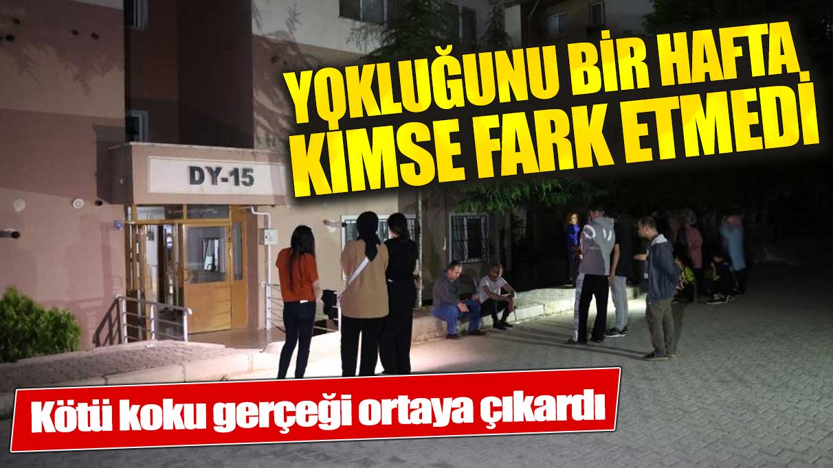 Kötü koku acı gerçeği ortaya çıkardı!