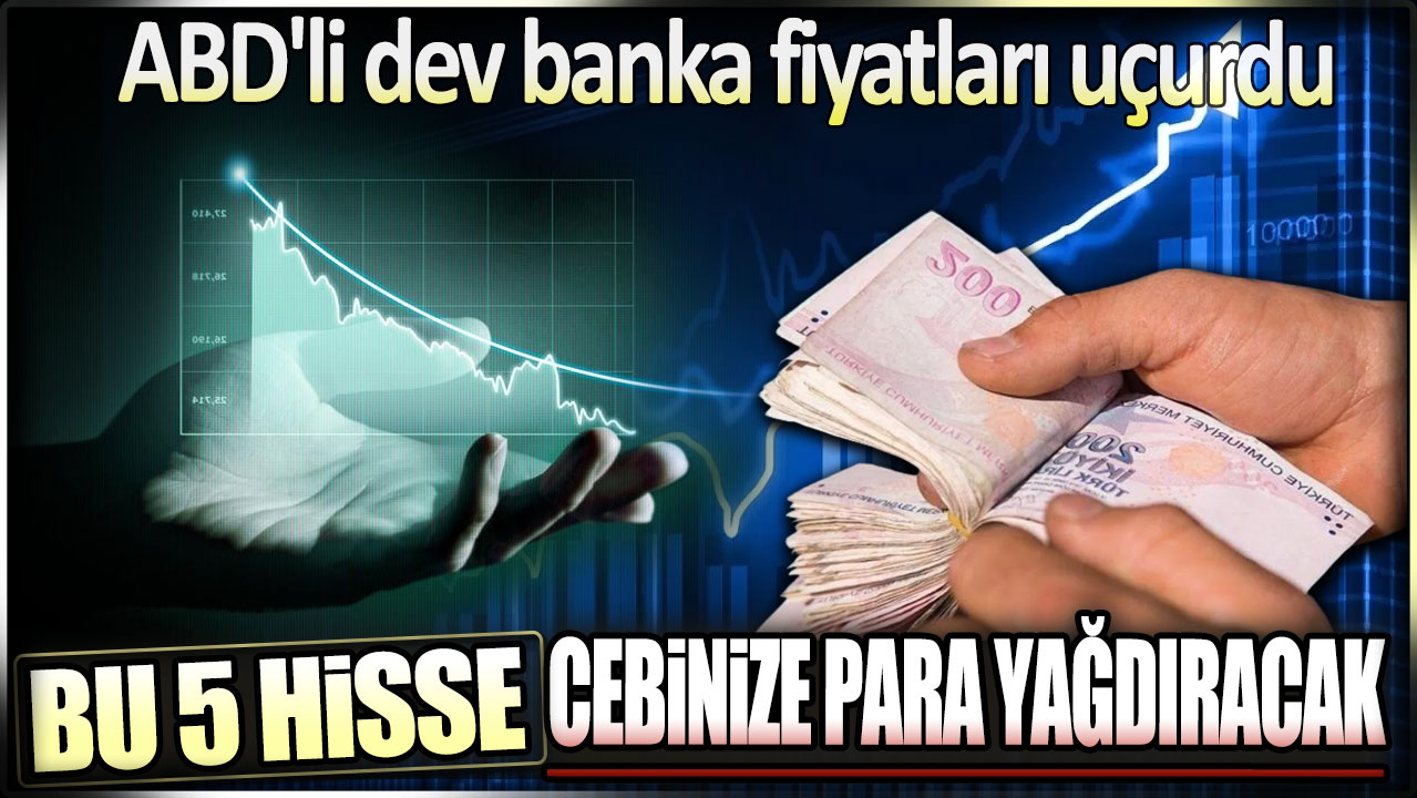 Bu 5 hisse para cebinize yağdıracak: ABD'li dev banka fiyatları uçurdu