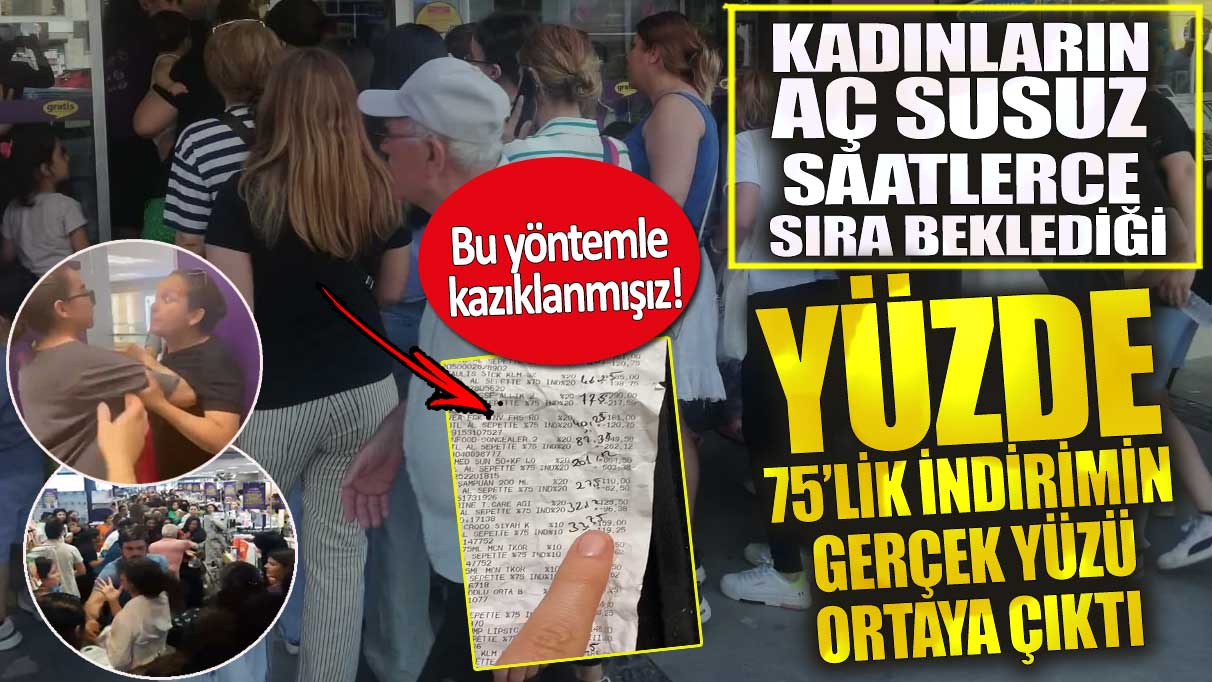 Ünlü kozmetik mağazasındaki yüzde 75’lik indirimin gerçek yüzü ortaya çıktı! Böyle kazıklanmışız