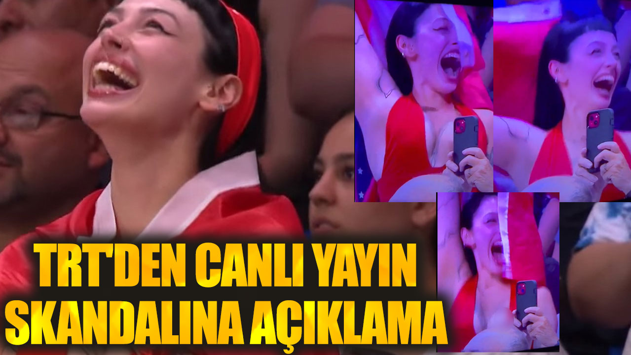 TRT'den canlı yayında 'meme' skandalına açıklama