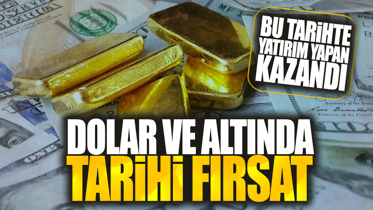 Dolar ve altında tarihi fırsat! Bu tarihte yatırım yapan kazandı