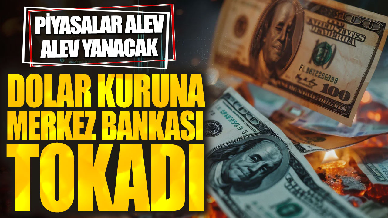 Dolar kuruna Merkez Bankası tokadı: Piyasalar alev alev yanacak