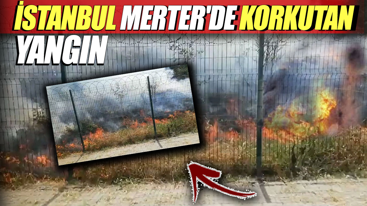 Son dakika... İstanbul Merter'de E-5 üzerinde korkutan yangın!