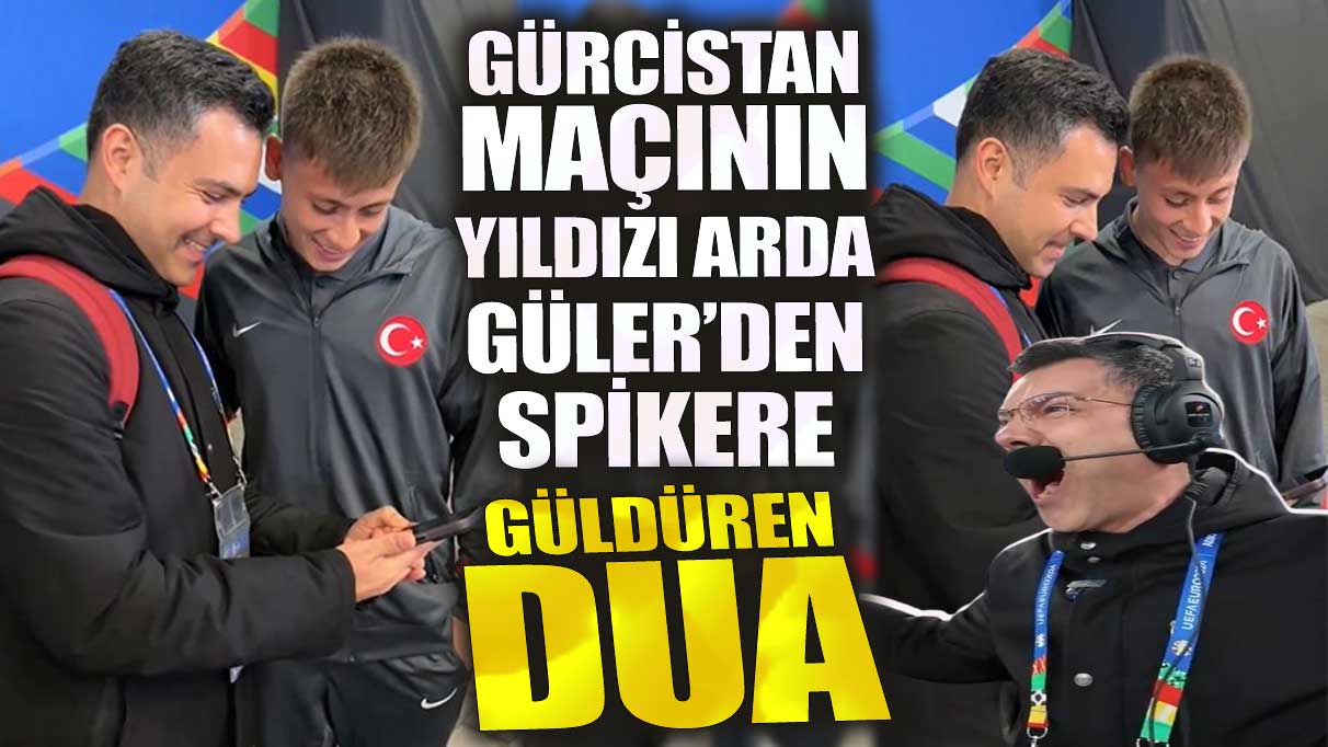 Arda Güler’den spor spikeri Özkan Öztürk’e güldüren dua