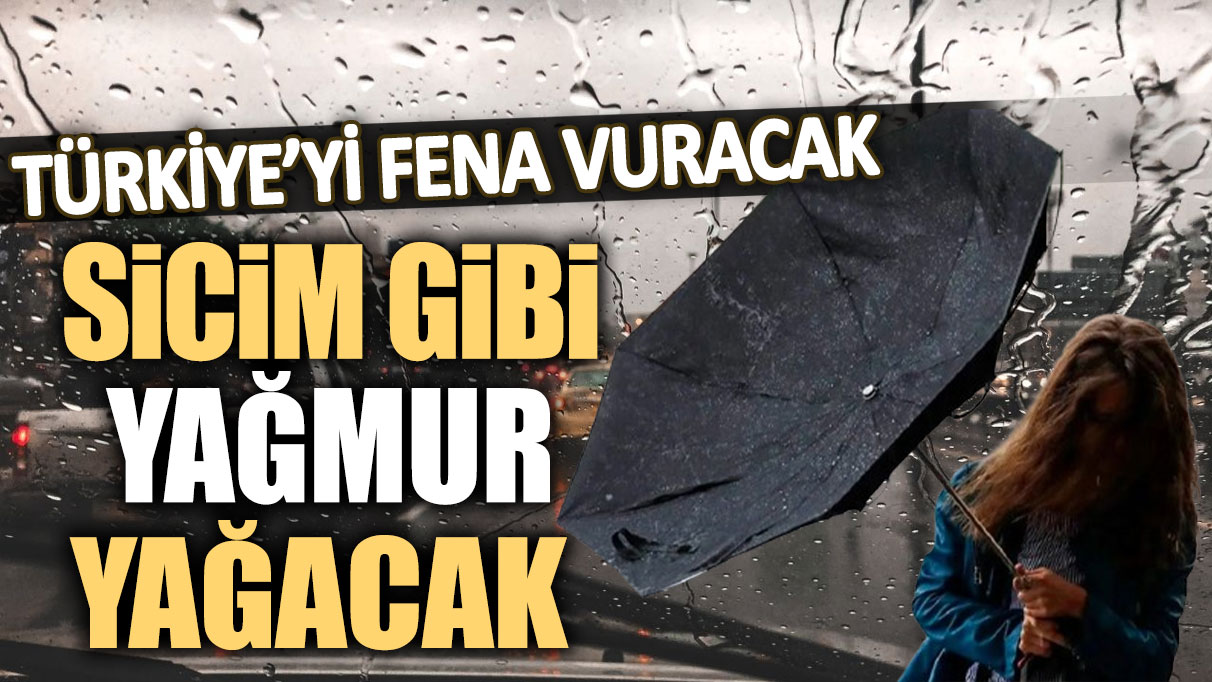 Türkiye'yi sağanak vuracak. Meteoroloji tek tek uyardı