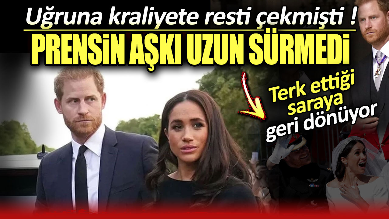 Prens Harry Meghan'dan sıkıldı. İngiltere bu haberle yıkıldı