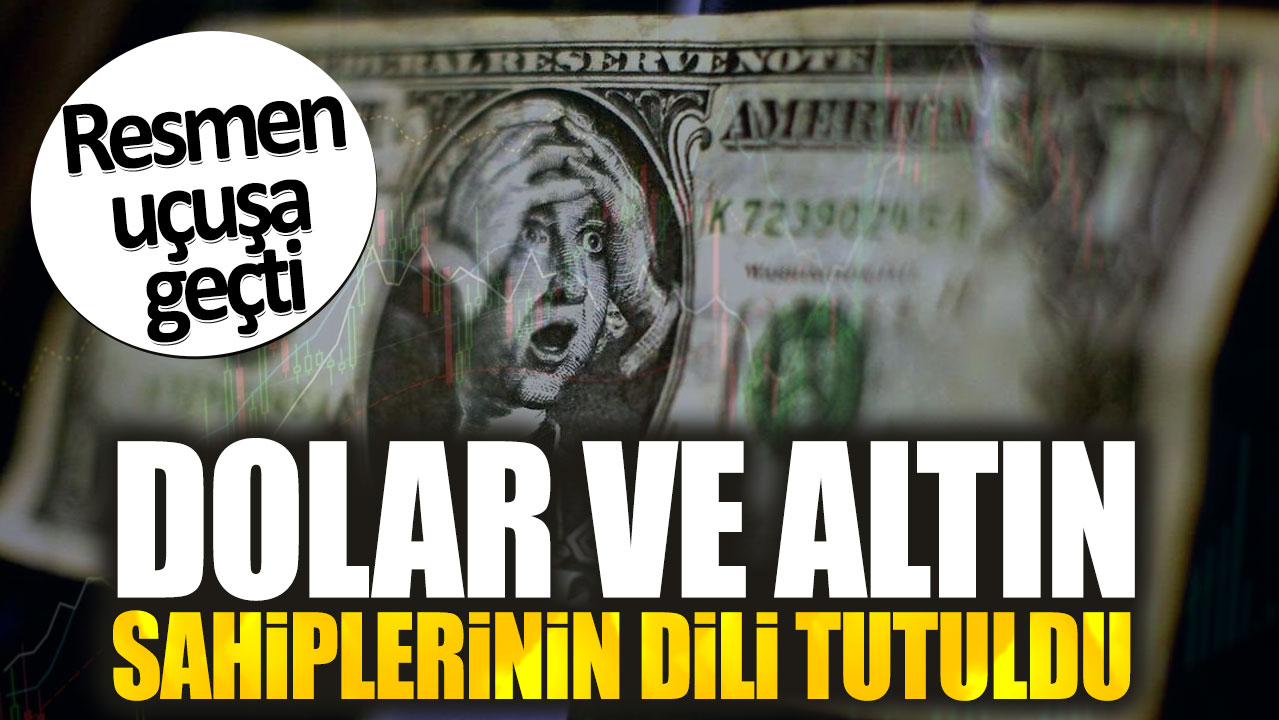 Dolar ve altın sahiplerinin dili tutuldu. Resmen uçuşa geçti