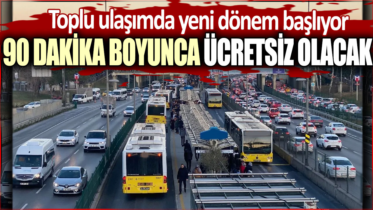 İzmir'de toplu ulaşımda yeni dönem. 90 dakika oyunca ücretsiz olacak