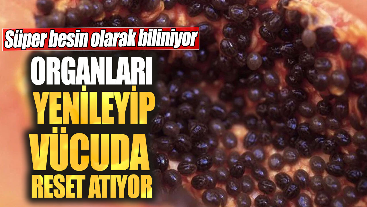 Süper besin olarak biliniyor. Organları yenileyip vücuda reset atıyor