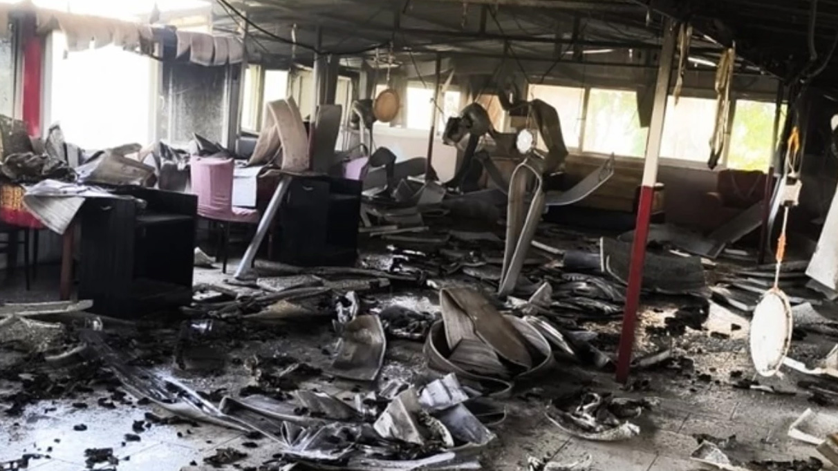 Tarsus'ta restoranda yangın çıktı