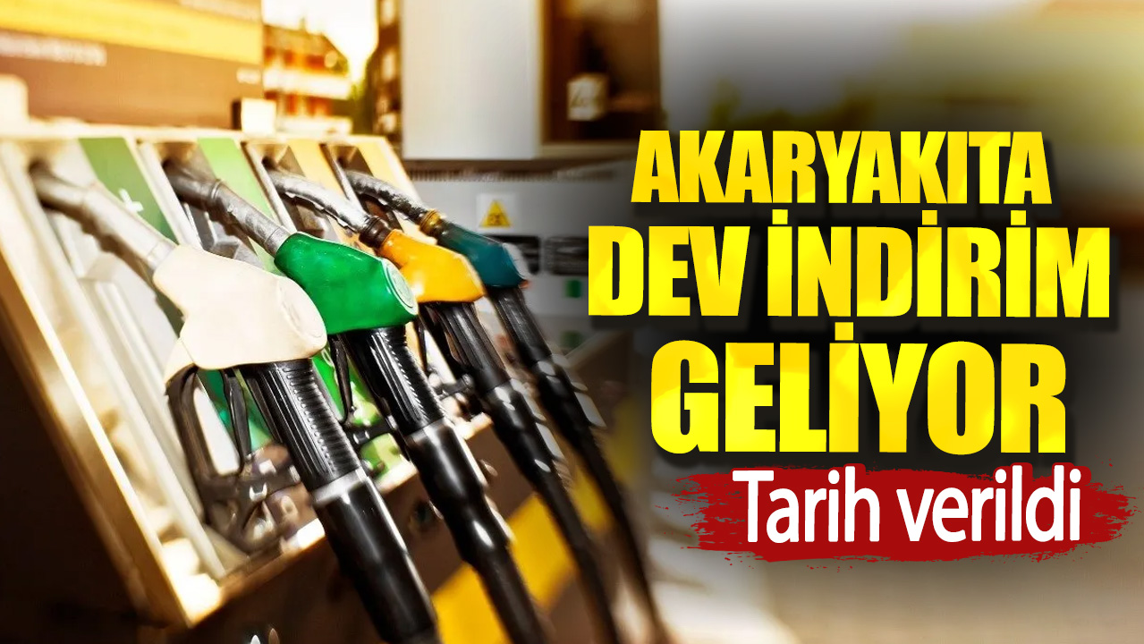 Tarih verildi akaryakıta dev indirim geliyor