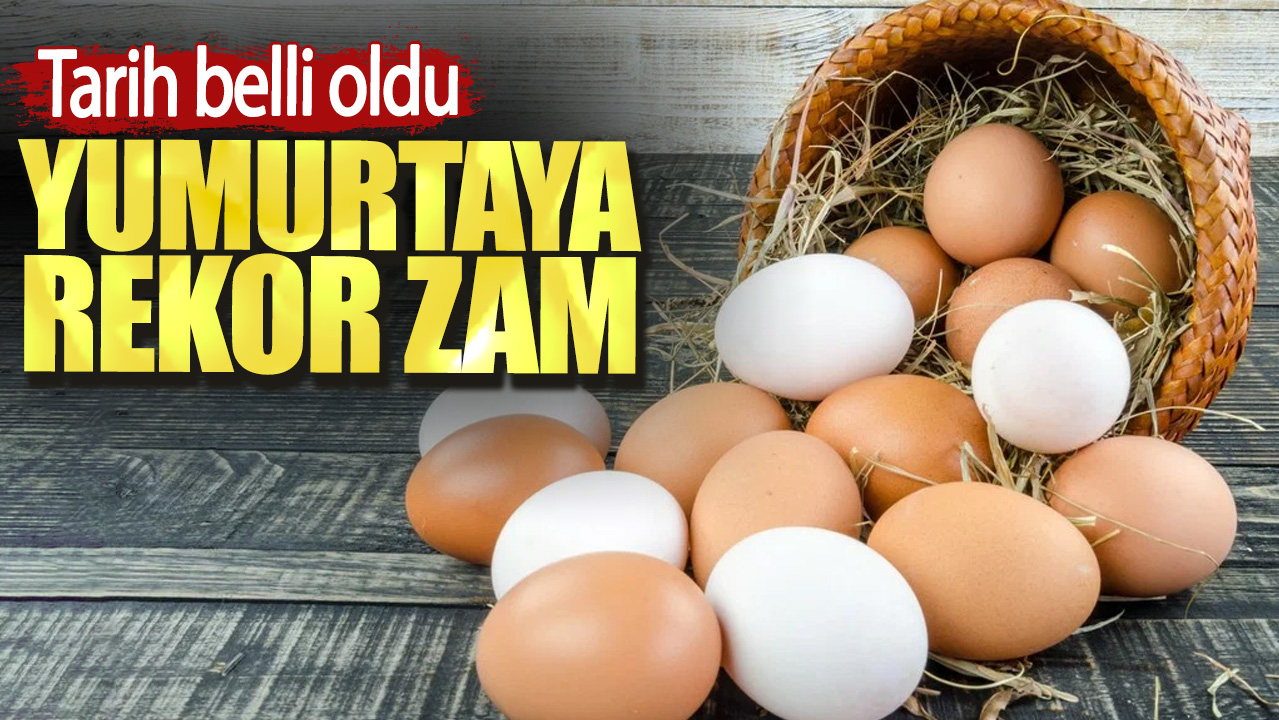 Yumurtaya rekor zam. Tarih belli oldu