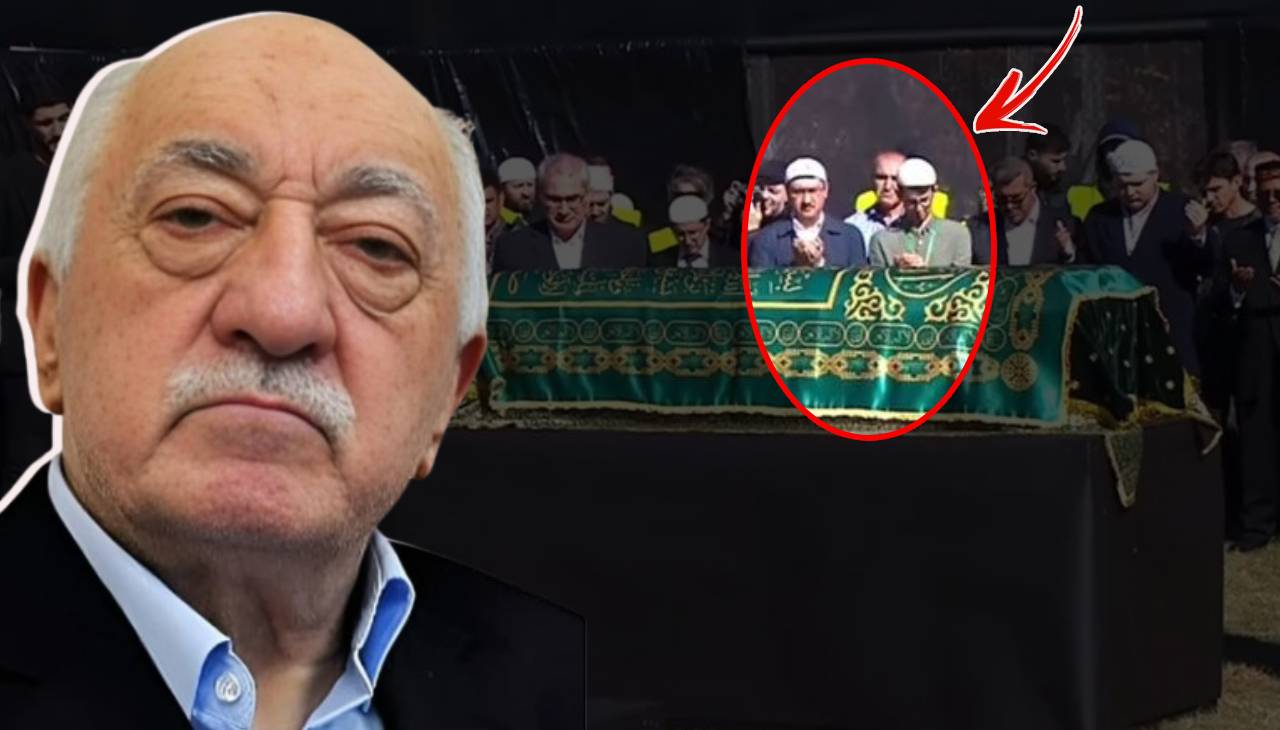 Fethullah Gülen’in cenazesinde görüldü yer yerinden oynadı! Tabutun başındaki o mu?