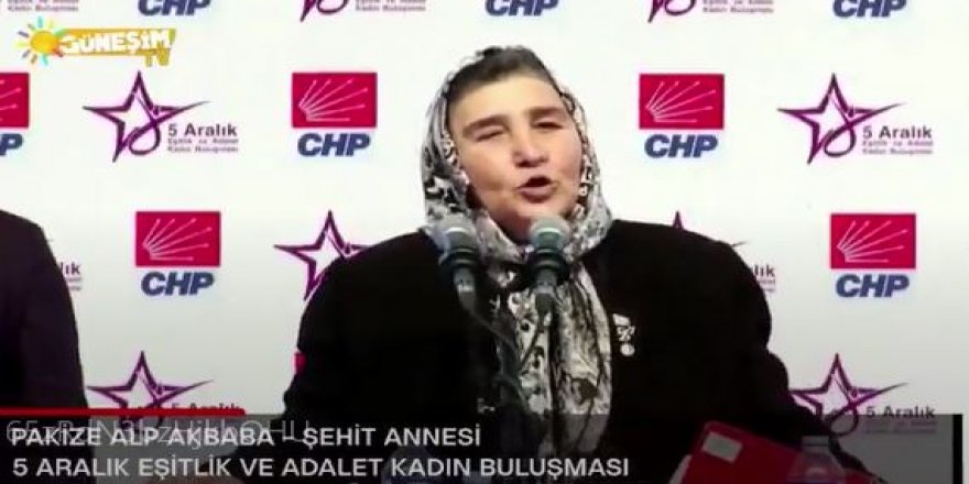 Pakize Alp Akbaba: “Türk milletinin yüce vicdanına havale ediyorum”