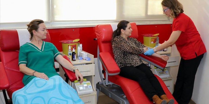 Kadınlar kan bağışında atağa geçti