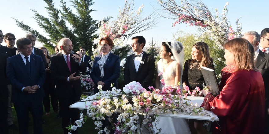 Meral Akşener ve Kılıçdaroğlu nikah şahidi oldu