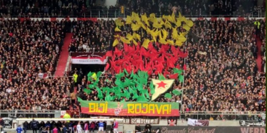 St. Pauli'nin maçında PKK'ya destek!