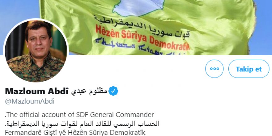 Twitter'dan skandal 'YPG' hamlesi!