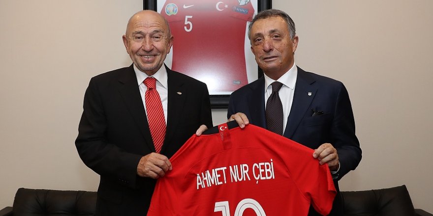 Beşiktaş Başkanı Çebi'den TFF Başkanı Özdemir'e ziyaret