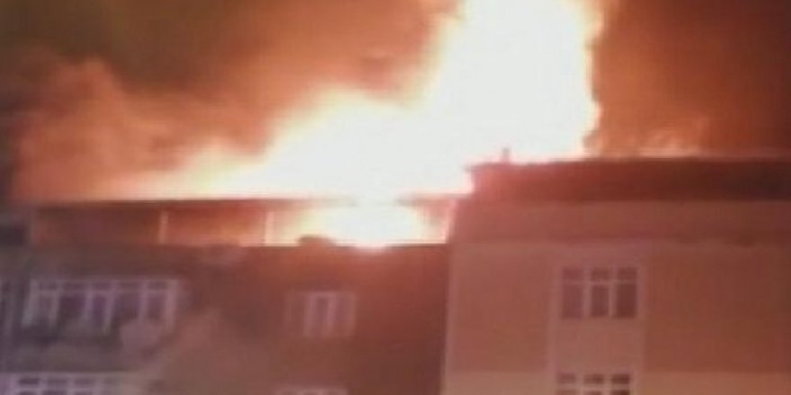 Gaziosmanpaşa'da korkutan yangın