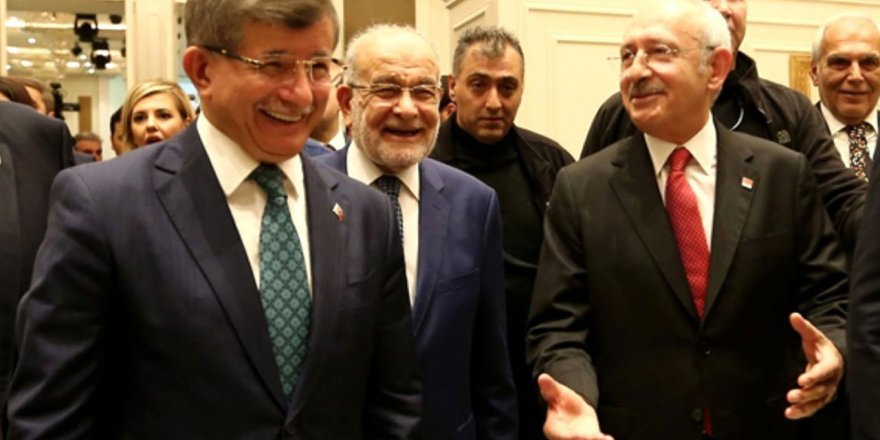 AKP'den Davutoğlu, Kılıçdaroğlu ve Karamollaoğlu'nun fotoğrafına ilk yorum