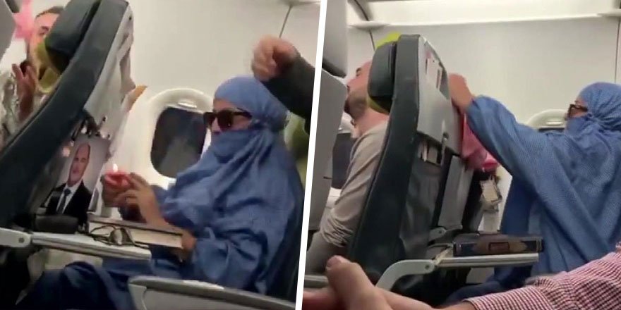 Uçakta "FETÖ'cüyüm" diyen kadın hakkında flaş gelişme
