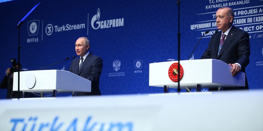 TürkAkım'da vanalar açıldı: Erdoğan ve Putin'den açıklama