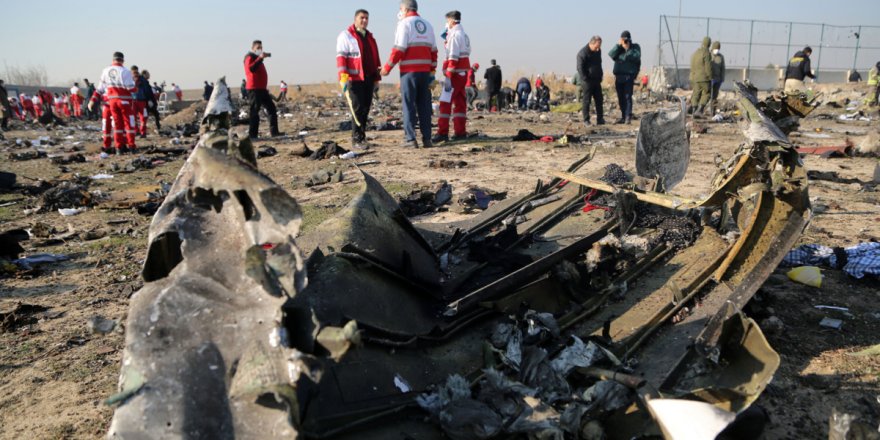 İşte Ukrayna uçağını İran füzesinin vurduğuna dair görüntüler!