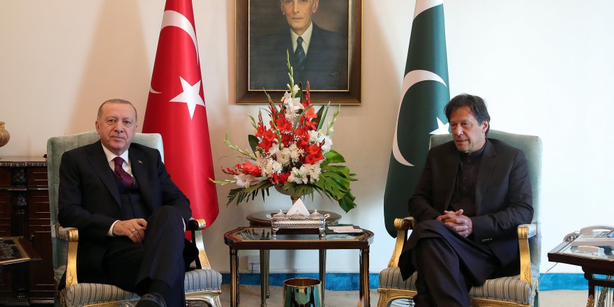 Cumhurbaşkanı Erdoğan, Pakistan Başbakanı İmran Han ile görüştü