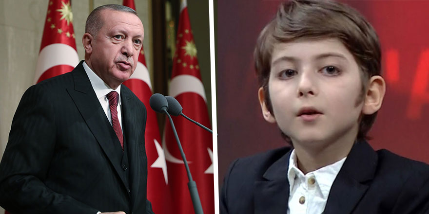 Tayyip Erdoğan'dan Atakan'a gönderme: Çocuğun karnesinde...