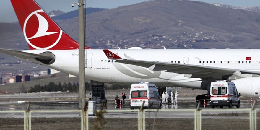 İran Uçağı, Esenboğa Havalimanı'nda