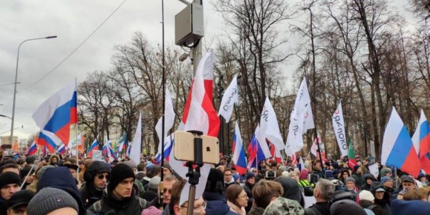 Rusya'da Putin karşıtı protesto yapıldı
