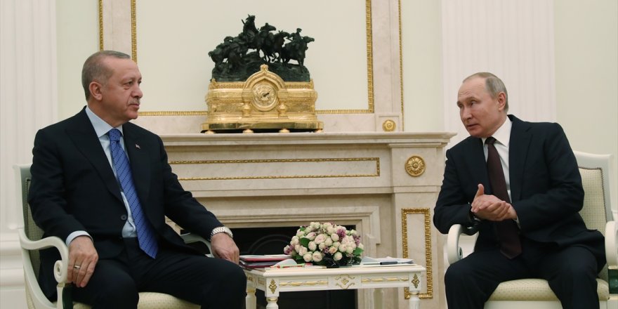 Cumhurbaşkanı Erdoğan- Putin görüşmesi