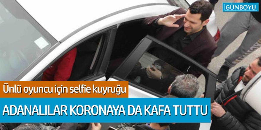 Murat Yıldırım için Adana'da selfie kuyruğu