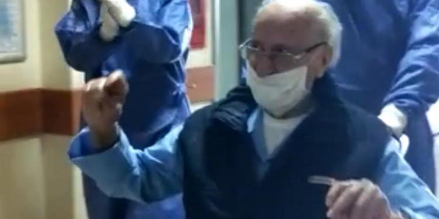 İzmir'de 95 yaşında korona virüsü yendi