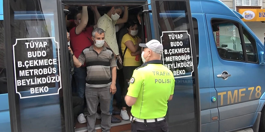 Türk polisi yakaladı: Minibüsten tam 35 kişi çıktı