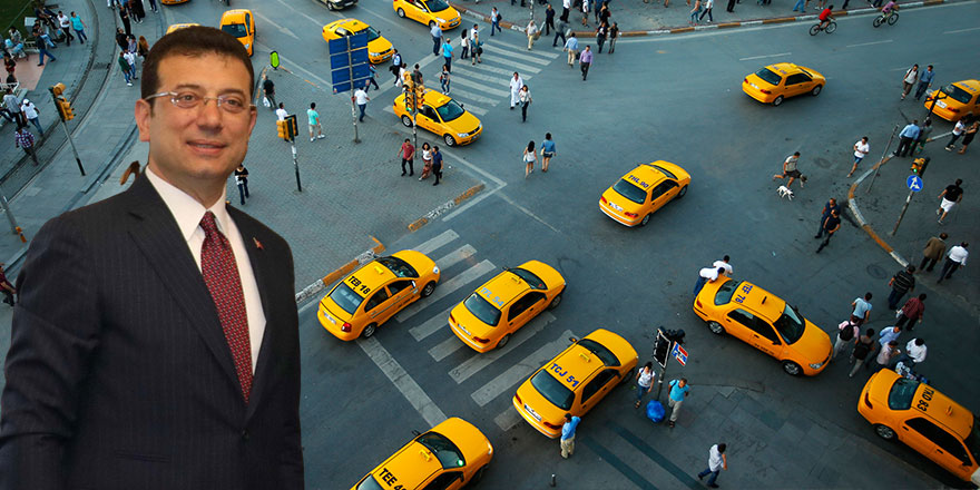 Taksicilerden İBB Başkanı Ekrem İmamoğlu'na tehdit