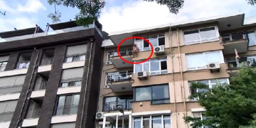 Yer: İstanbul... Çırılçıplak kadın kendini balkondan aşağı bıraktı