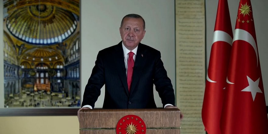 Cumhurbaşkanı Erdoğan açıkladı: Ayasofya'da ilk namaz ne zaman kılınacak?