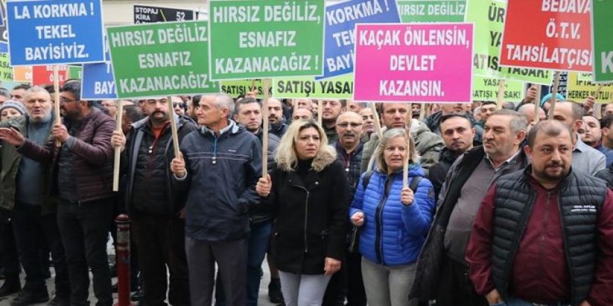 Tekel esnafı İstanbul’dan Ankara’ya yürüyecek
