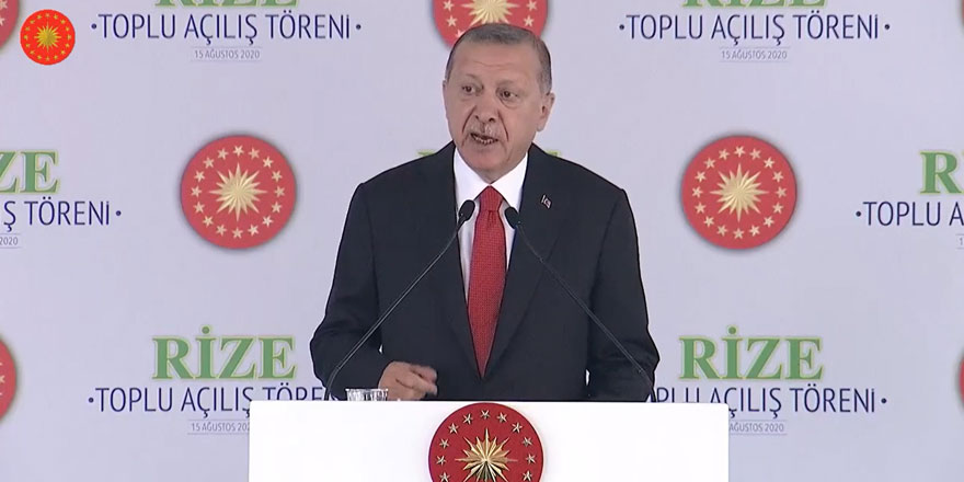 Erdoğan Rize'de Türkiye'nin gerçek gündemini açıkladı