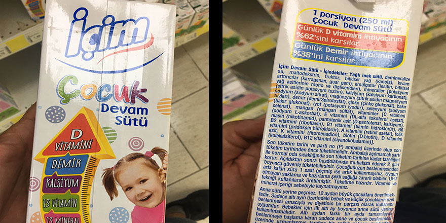 Anne ve babalar dikkat!  Bebeğiniz  "devam sütü" diye ne içiyor