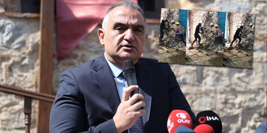Kültür Bakanı Mehmet Nuri Ersoy: "Galata'da kullanılan yöntem yanlıştı"