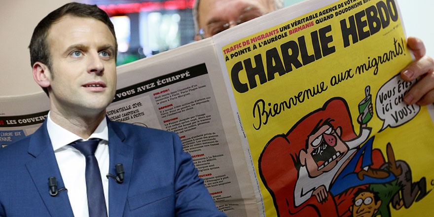 Emmanuel Macron, Hz. Muhammed ile ilgili hazırlanan skandal karikatürler için böyle konuştu